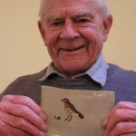 Adrian Pelly with bird.