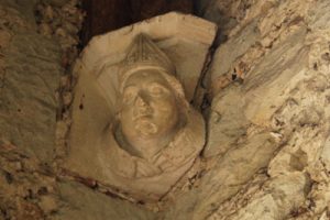 Corbel of bishop