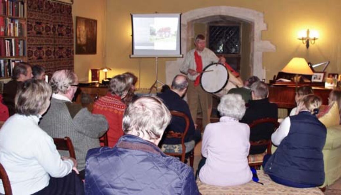 David with drum wide