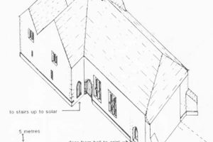 Roberts sketch of Court Hall