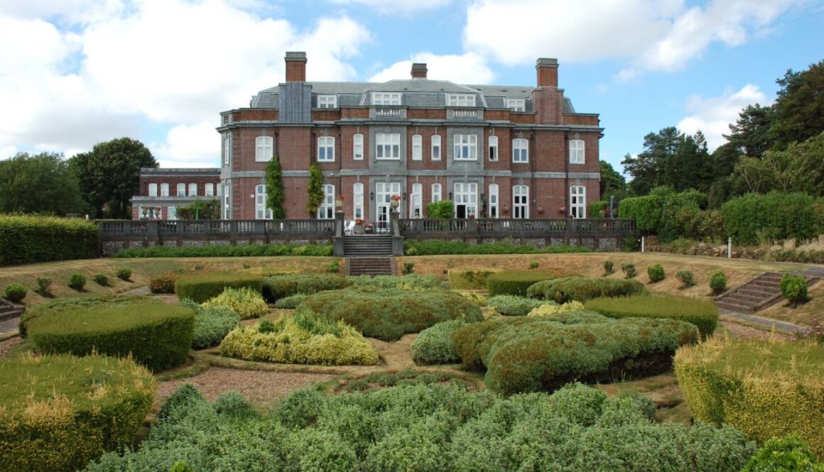Fig 24 Leydene from south with garden pattern copy