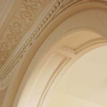 Cornice in hallway