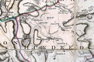 Milne Map 1791 Milne Map of East Meon, 1791