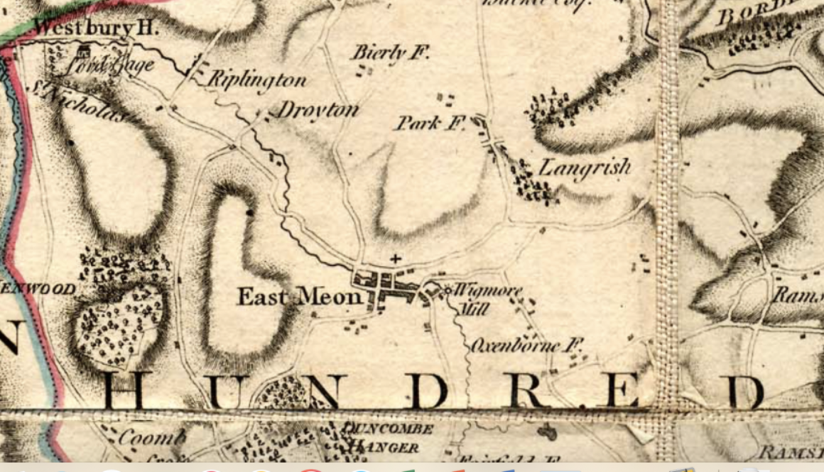 Milne map 1790