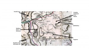 Positions and movements of Parliamentary Army, March 1644