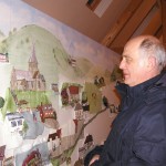 Rev Terry Louden with embroidery