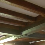 Beams in main room